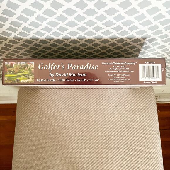 Golfer's Paradise - 1000 Piece Jigsaw Puzzle by Vermont Christmas Company, NEW! - Picture 6 of 8